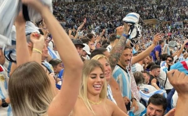 Скандал в Катаре: аргентинская фанатка, оголившаяся на финале ЧМ-2022, пропала