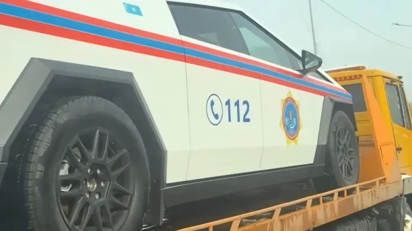 У МЧС Казахстана заметили Tesla Cybertruck